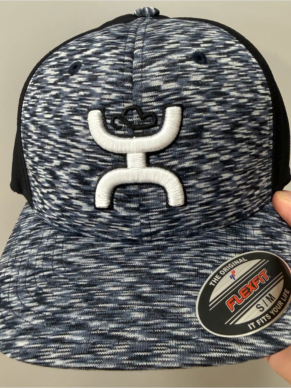 Hooey  Flexfit Snapback Hat in Navy Heather